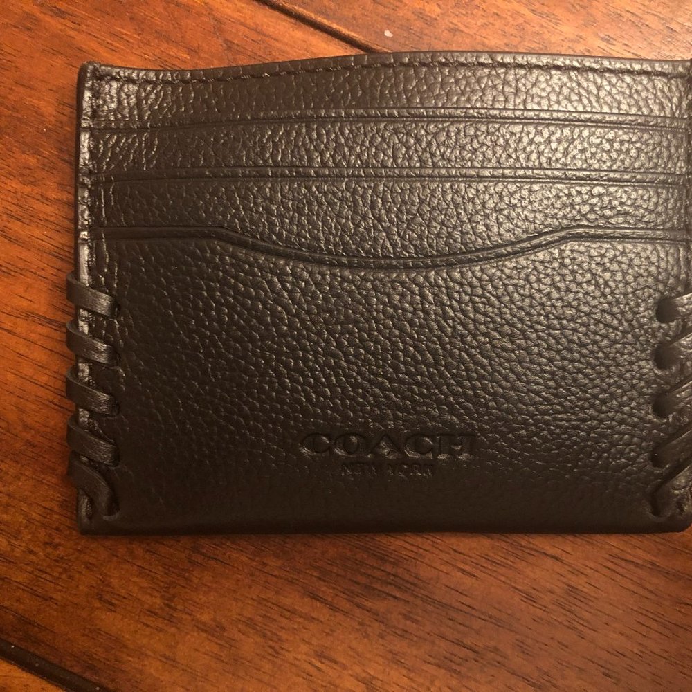 Coach Leather Card Holder